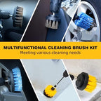 15 Pcs Drill Brush Attachments Set Fluffy Soft and Hard Bristles Horsehair Brush Cleaning Kit Scrub Sponge Polishing Pads for Home Bathroom Car Kitchen Corners Sink Stubborn Stains Tiles