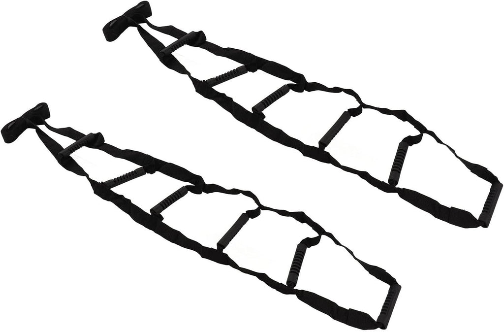 JEOZBM Bed Ladder Straps, Bed Ladder Assist Device, Pull up Helper and Sit up Helper with Handles, Assistive Bedside Straps for Elderly Senior Injury Patient Pregnant