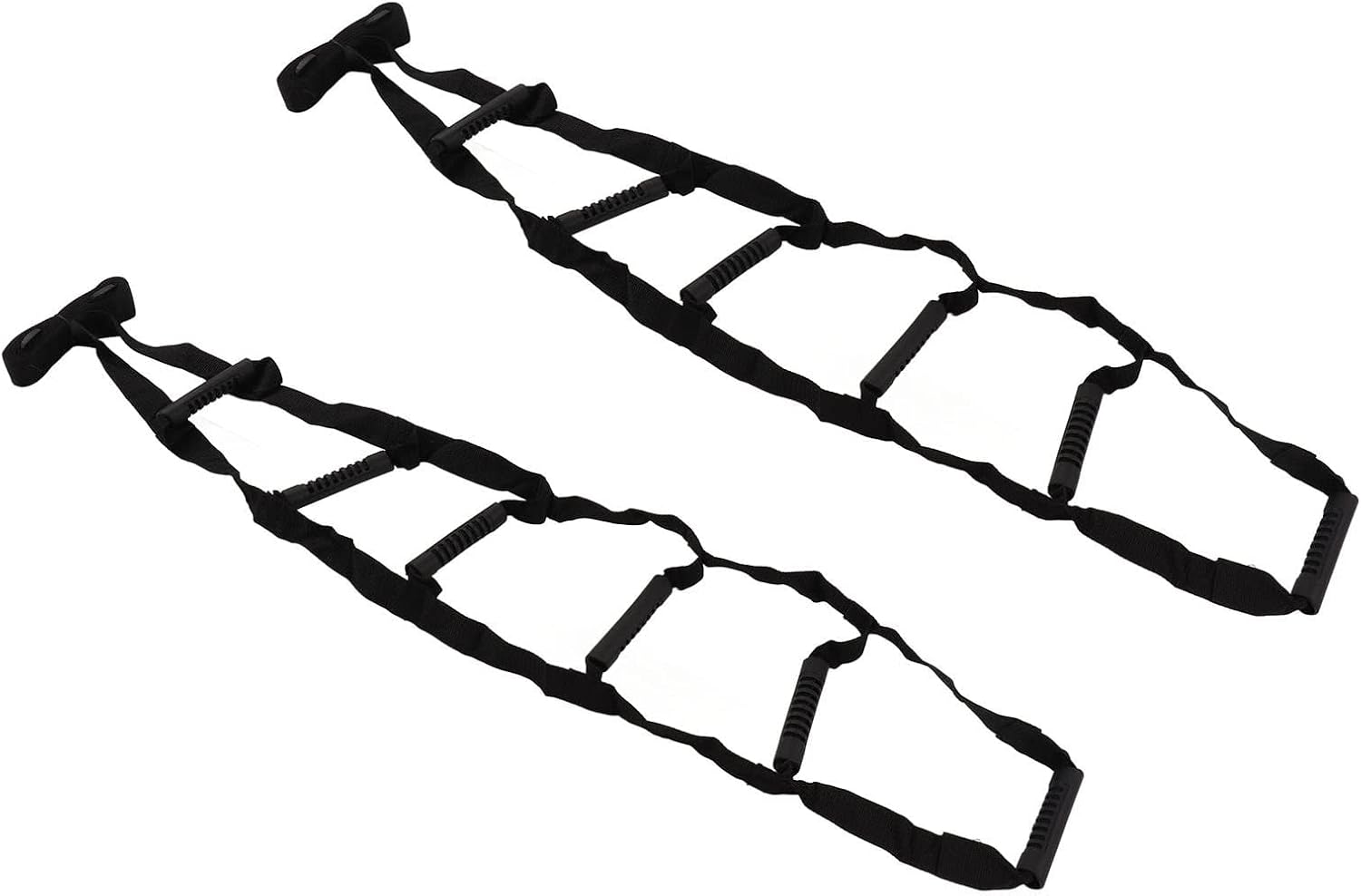 JEOZBM Bed Ladder Straps, Bed Ladder Assist Device, Pull up Helper and Sit up Helper with Handles, Assistive Bedside Straps for Elderly Senior Injury Patient Pregnant