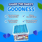 Sweetzone Blue Raspberry Pencils Tubs 100 Pieces Pack 1