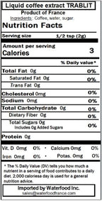 Trablit Coffee Extract 250 ml / 8,45 fl.oz