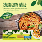 Heaven & Earth Brown Rice Pasta, Gluten Free Spaghetti, 12oz (3 Pack) | Whole Grain Gluten Free Pasta