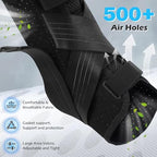 Ankle Brace for Sprained Ankle, Ankle Brace for Women Men Adjustable & Air Fabric Cool With 2 Removable Side Splints, Ankle Stabilizer for Basketball, Volleyball, Sports, Injury Recovery (Medium)