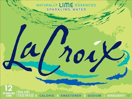 La Croix Sparkling Water, Lime, 12 Fl Oz (pack of 12)