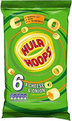 KP Hula Hoops - Cheese & Onion (7x24g) - Pack of 6