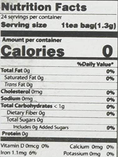 Caribbean Dreams ALL NATURAL Peppermint Tea 24 tea bags (Pack of 2)