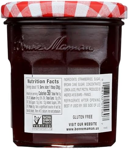 Bonne Maman Preserve, Strawberry, 13-Ounce