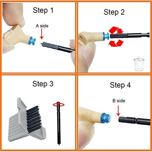 Hearing aid Wax Guards Filters Cerumen Stop Wax Traps for Phonak, Unitron, Widex Hearing aids Cleaner with Cleaning Brush kit Tools and Carry case – 3Packs/24 Filters
