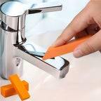 1Pc Miracle Limescale & Rust Eraser Cleaning Brush- Safe Rubber Cleaning Tool for Bathroom Glass, Kitchen Pots Effortless Household Cleaner