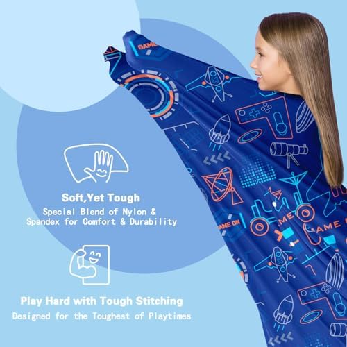 Autism Game and Aircraft Movement Stretchy Sensory Body Socks - ADHD and Improve Sensory Processing Sox - Help Children with Autism (Medium)