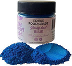 Oh Sweet Art Glossy Luster Dust Edible 7g (0.25oz) Choose your color (Blue)