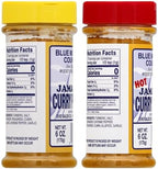 Blue Mountain Country Jamaican Curry Powder & Hot Jamaican Curry Powder Duo Pack – 6 oz | Authentic West Indian Spices for Meat, Seafood, Vegetables & More
