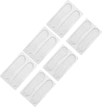 FRCOLOR 6pairs Transparent Silicone Heel Pads Comfortable Reusable Cushions for High Heels and Sneakers -wear Foot for Everyday Use