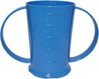 NRS Healthcare Blue Graduated 2 Handled Beaker or Cup