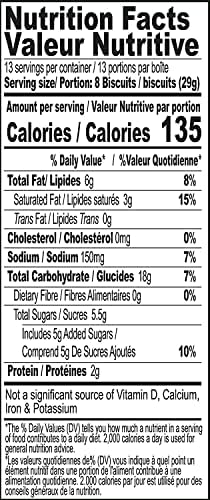 Britannia Crackers 50 50 Sweet and Salty Biscuit 13.12oz (372g) - Delicious, Light & Crispy Grocery Cookies - Best Treat for Friends & Family (Pack of 8)