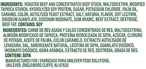 Knorr Professional Ultimate Low Sodium Beef Paste Base Gluten Free, No Artificial Flavors or Preservatives, No MSG added, Colors from Natural Sources, 1 Pound (Pack of 6)
