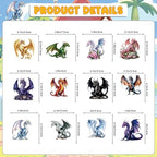 Dargon Cupcake Toppers Dargon Cake Decorations Dragon Birthday Party Decorations with Unique Various Dargon Themed Cupcake Toppers for Dragon Party Decorations