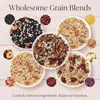 Multigrain Congee Variety Pack 7 Flavors, 60g Each Instant Breakfast Porridge, Mixed Bean Grain Soup, Easy Cook Healthy Cereal