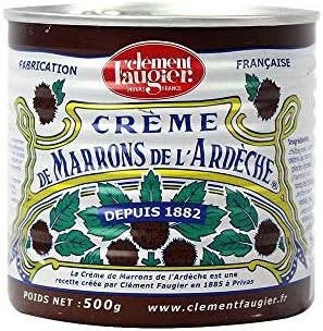 Clement Faugier Gourmet Chestnut Spread From France Vanilla 17.5 oz