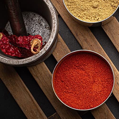 La Dalia Hot Smoked Paprika Powder, Bulk 35oz Tub, Authentic Spanish Pimentón de la Vera, DOP Certified, Bold Heat and Smoky Flavor, Perfect for Food Service, Restaurants, and Cooking for a Crowd