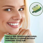 Wimolek Extra Soft Toothbrush for Sensitive Gums and Teeth. Micro Nano Toothbrushes with 20,000 Ultra Soft Aloe Infused Bristles. Excellent Cleaning Effect (2 Pack) (Aloe Wave Bristle)