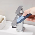 Miracle Limescale & Rust Eraser, Safe Rubber Cleaning Tool for Bathroom Glass Shower Door, Kitchen Pot Pan Sink, Effortless Remove Stain Without Scratching, Household Cleaner