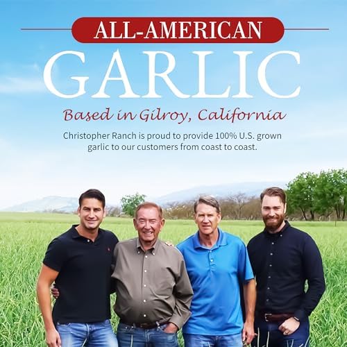 Christopher Ranch Chopped Garlic in Olive Oil, California-Grown Fresh, Ready-to-Use, Premium Quality, Gluten-Free, Vegan-Friendly, Pantry Essential, 9 oz Jar