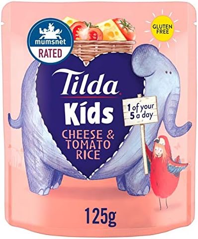 Tilda Kids Cheese & Tomato Rice 125g - Pack of 2