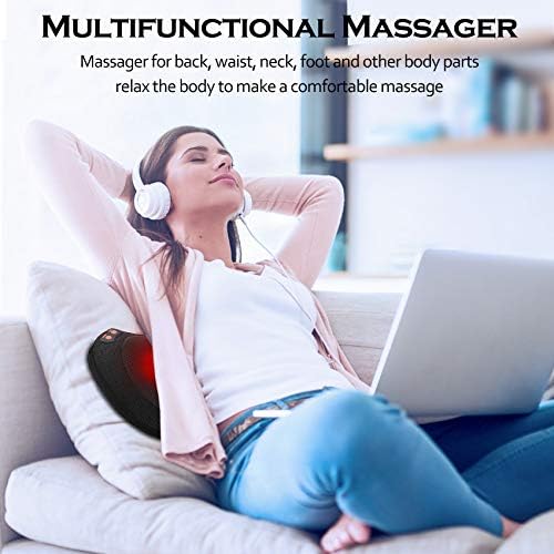 Papillon Mothers Day Gifts for Mom, Back Massager with Heat,Shiatsu Neck Massager Pillow for Back,Neck,Shoulder,Foot & Lower Back Pain Relief,Relaxation Gifts for Women/Mom/Fathers Day