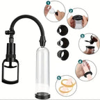 Men's Growth Pump with Strong Suction Vacuum Pump with ED Screen Powerful Electric Vacuum Pump Big 10 Inch Adjustable Bigger Men US Generic US889