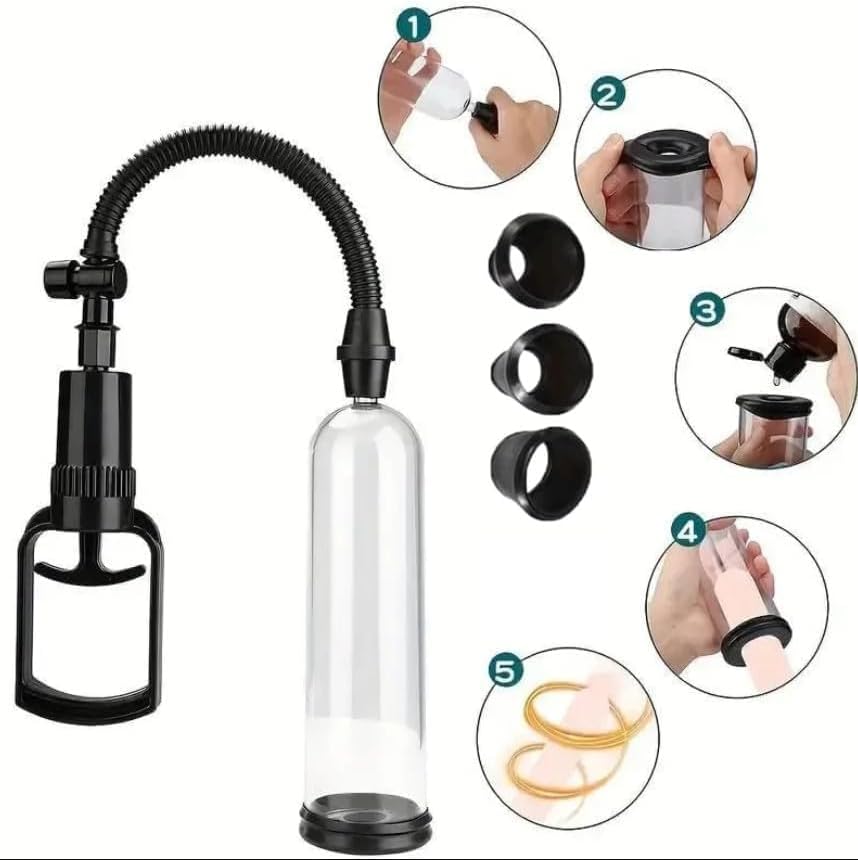 Men's Growth Pump with Strong Suction Vacuum Pump with ED Screen Powerful Electric Vacuum Pump Big 10 Inch Adjustable Bigger Men US Generic US889