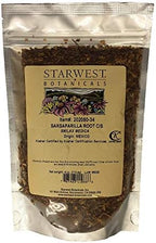 Sarsaparilla Root Cut and Sifted Mex Wildcrafted - Smilax medica, 4 Ounce