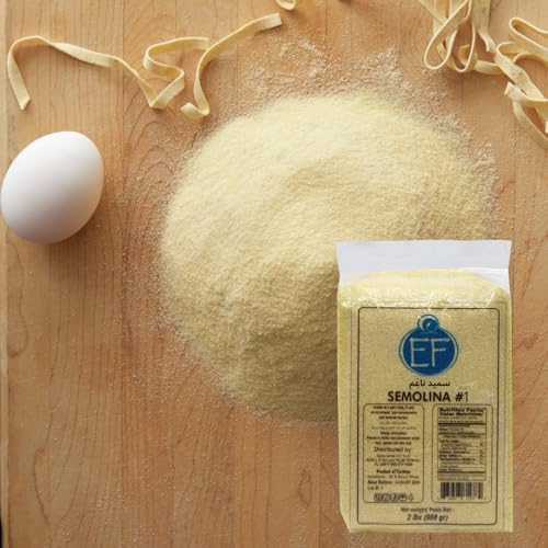 Eastern Feast - Semolina #1, 2 Lb (908g), 100% Durum Wheat, Fine, Vacuum Packed