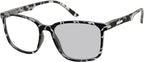 Eyekepper Transition Photochromic Reading Glasses for Women and Men Grey Tortoise +2.00
