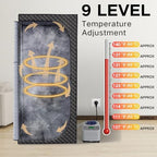 Portable Sauna, Steam Sauna for Relaxation, Detox and Muscle Relief, Personal Indoor Sauna Box with 3L/1500W Steamer, 9 Levels Up to 140°F Portable Sauna for Home, Bedroom, Living Room