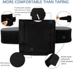2PCS Breathable Feeding Tube Belt, Concealment and Comfortable Gastrostomy G Tube Accessories, Peritoneal Dialysis Belt with Mesh Sponge Pad Black Pd Belts Dialysis for Men Women Adults (Black S)