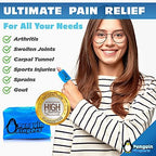 Finger Ice Pack, Finger and Toe Cold Gel Reusable Cryotherapy Compression Sleeve for Injuries, Arthritis, Tendonitis, Gout, or Sprains, No-Toxins and Latex Free.