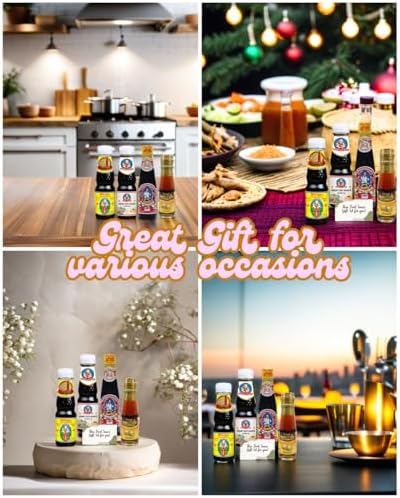 Thai Food Cooking Sauce Kit (Essential Set, Small-size Bottle)