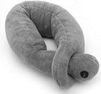 Massage Pillow - Vibrating Massaging Neck Pillow Massage Therapy Cushion Relax Muscles Relieve Stress Massage Device