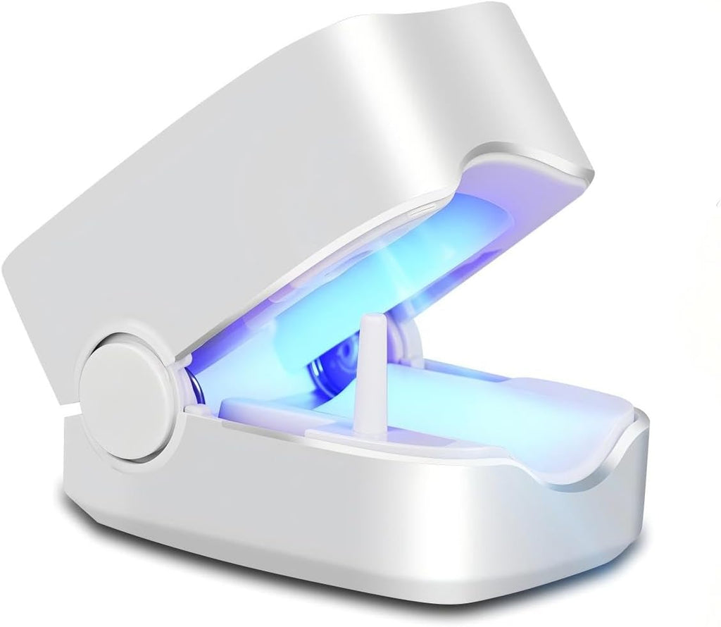 Nail Cleaning Light Device,Toenails & Fingernails Care, Home Use Nail Fungus Light Treatment Device for Multiple Nails, USB Rechargeable