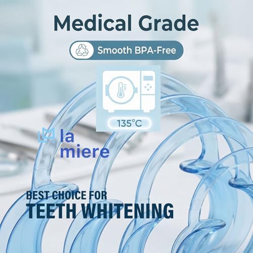 LA MIERE Dental Cheek Retractor C Shape Mouth Opener Size S,M,L, Pack of 3, Blue