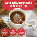 Red Rooibos Tea 100 Teabags USDA Organic - Naturally Caffeine Free - Cederberg Tea Company
