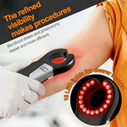 Rechargeable Vein Finder, Vein Finder for iv Access for Universal Skin Compatibility, Suitable for Nurses,Clinics & Home Use Vein Locator Device-Black