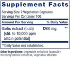 Life Extension Optimized Garlic, standardized Capsules for Heart Health, Immune Support, Cellular detoxification and Healthy platelet Function, Gluten-Free, Non-GMO, Vegetarian, 200 Capsules