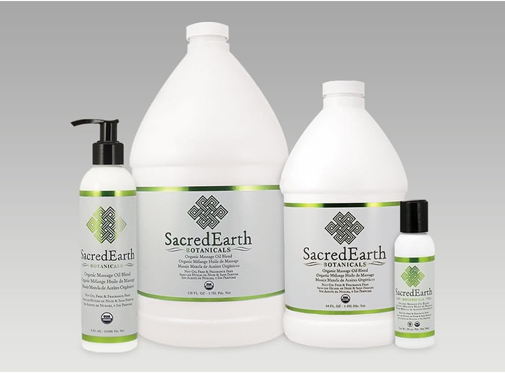 Sacred Earth Organic Massage Oil - half gallon by Sacred Earth Botanicals