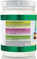 Organic Coconut Butter 2 Pack 17.63 oz each Stone Ground Pureed w/E-Book of Organic Gourmet Keto Paleo Friendly Recipes