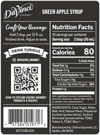 DaVinci Gourmet Green Apple Syrup, 25.4 Fluid Ounces (Pack of 4)