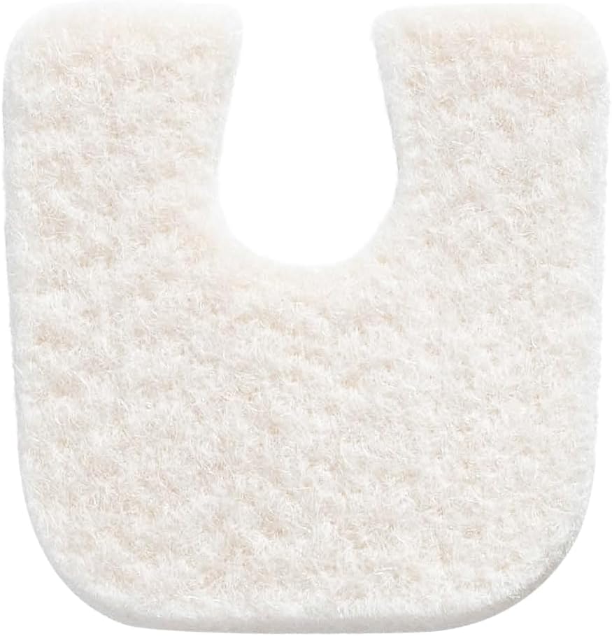 Wide U Shaped Felt Callus Horseshoe Pads - Adhesive Foot Pads That Protect Calluses from Rubbing On Shoes - 1/4" - 25 Pack