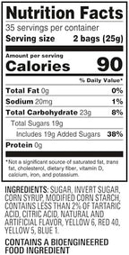 SOUR PATCH KIDS Soft & Chewy Gummy Candy, Bulk Candy, 140 Snack Packs