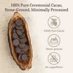 ChakaCacao | Premium Ceremonial Cacao – 100% Pure, Minimally Processed, Rich in Theobromine, Flavonoids & Anandamide – 1 lb Easy-Melt Discs for Enhanced Mood, Focus & Sustained Energy